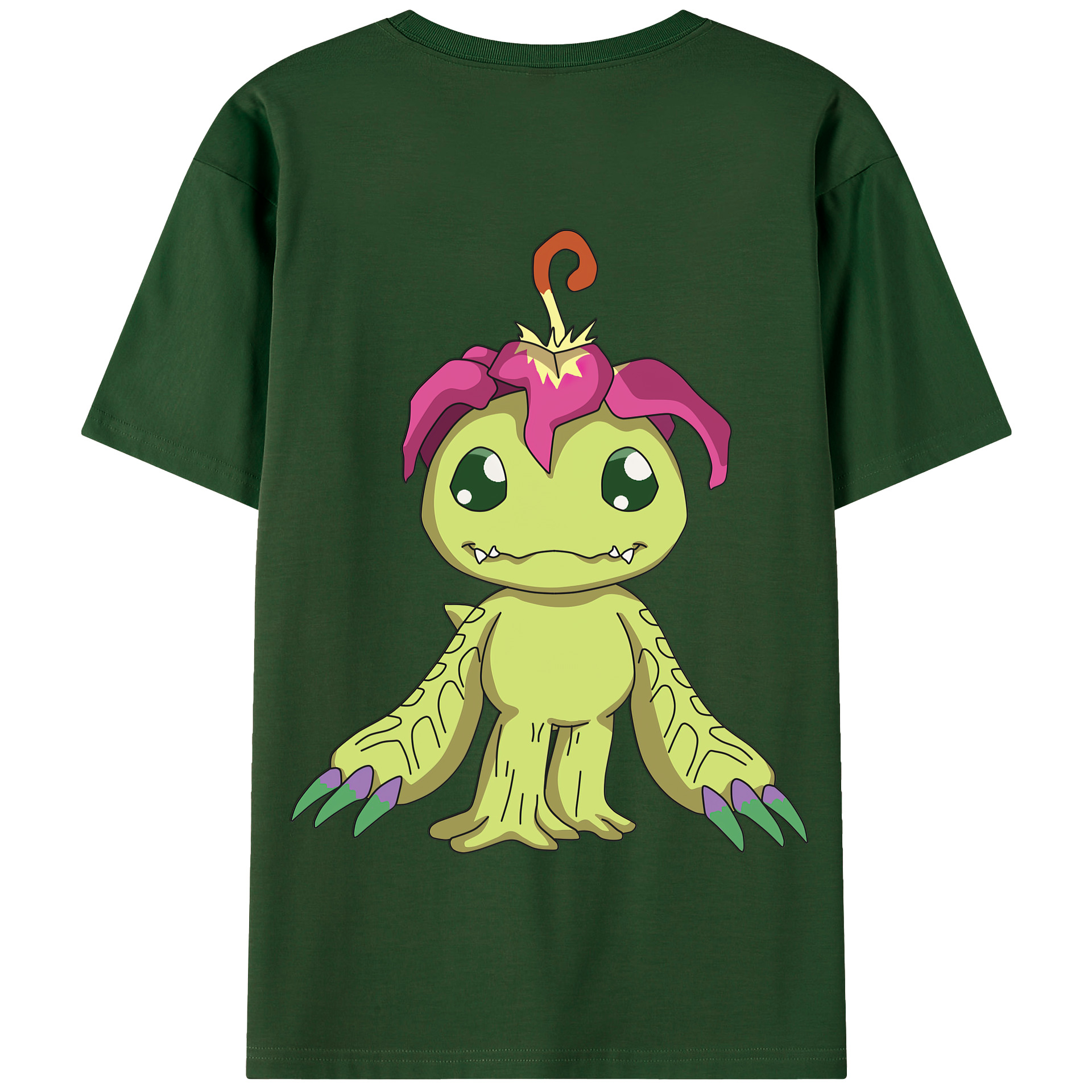 （画像用） Digimon デジタルモンスター/デジモン 綿100％半袖Tシャツ（背面プリント）